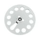 thumbnail image 4 of Cateissary Carrete de Metal vacío duradero para accesorios de cinta de carrete a carrete grabador de carrete abierto carrete de cinta de Sistemas de cine en casa Plata, 4 of 6