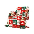 thumbnail image 4 of Rustic Christmas Flannel Throw Blanket,  Plaid Patchwork  Blanket with Deer Antler  Tree, Soft Lightweight Holiday Throw for Couch Sofa Bed, Winter Xmas Home Decor for Living Room-B, 4 of 4