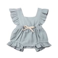 thumbnail image 1 of Newborn Baby Girl Coton Ruffle Romper, 1 of 6