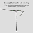 thumbnail image 4 of Tackle Rigs Fishing Leader Stainless Steel Wire Traces Leader Fishing Rigs With Swivels Beads Line Tackle 5 groups, 4 of 5