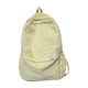 thumbnail image 1 of Mochila sencilla de color sólido, mochila para portátil, linda mochila estética para exteriores. Amarillo, 1 of 7
