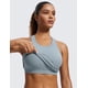 thumbnail image 3 of Top Corto CRZ YOGA Sin Costuras de Cuello Alto en Azul XXS, 3 of 3