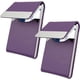 thumbnail image 1 of Cartera de bloqueo, paquete de 2 tarjeteros de visita de piel sintética, estuche para múltiples tarjetas, estuche para identificación de tarjeta de crédito con cierre magnético - Púrpura, 1 of 5