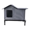 thumbnail image 2 of Casa de gatos,Caseta exterior para gatos,resistente al invierno,para gatos salvajes,Cama cueva para gatitos,tienda de campaña para gatos,dormir al aire libre,Nido cálido de otoño,casita, 2 of 5