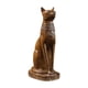 thumbnail image 2 of Figura decorativa de gato egipcio coleccionable para estantería, mesa de centro y hogar. L, 2 of 8