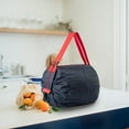 thumbnail image 6 of Jpxdew Folding Shopping Bag with Shoulder Strap-Portable,Thick,Large Capacity Grocery Bag for Travel & Supermarket-Tear-Resistant Nylon,Machine Washable, 6 of 6