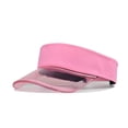 thumbnail image 2 of Fashion Women Solid Color Sun Protection  Topless Transparent Baseball Visor Cap  please buy one or two sizes larger than normal, 2 of 3
