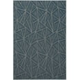 thumbnail image 1 of Indoor Outdoor custom size area rugs made in USA pattern Geometrical comes in Ten colors and Nine shapes rectangular,round,square,runners,oval,hexagon,octagon,half round - Blue, 7' x 8' Area Rugs, 1 of 1