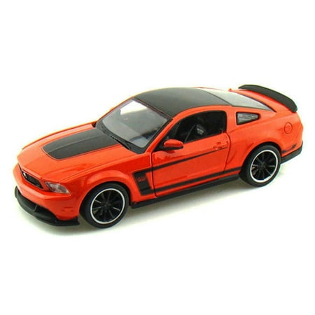 302 Mustang Engine - Ford Mustang Boss 302, Orange - Maisto 31269 - 1/24 Scale Diecast Model Toy Car