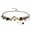 A, variant on Women's Vintage Ocean Watch: Choker Necklace Pendant Stainless Steel Chain Starfish Shell Rhinestone Charms Boho Beach Wristwatch for Women