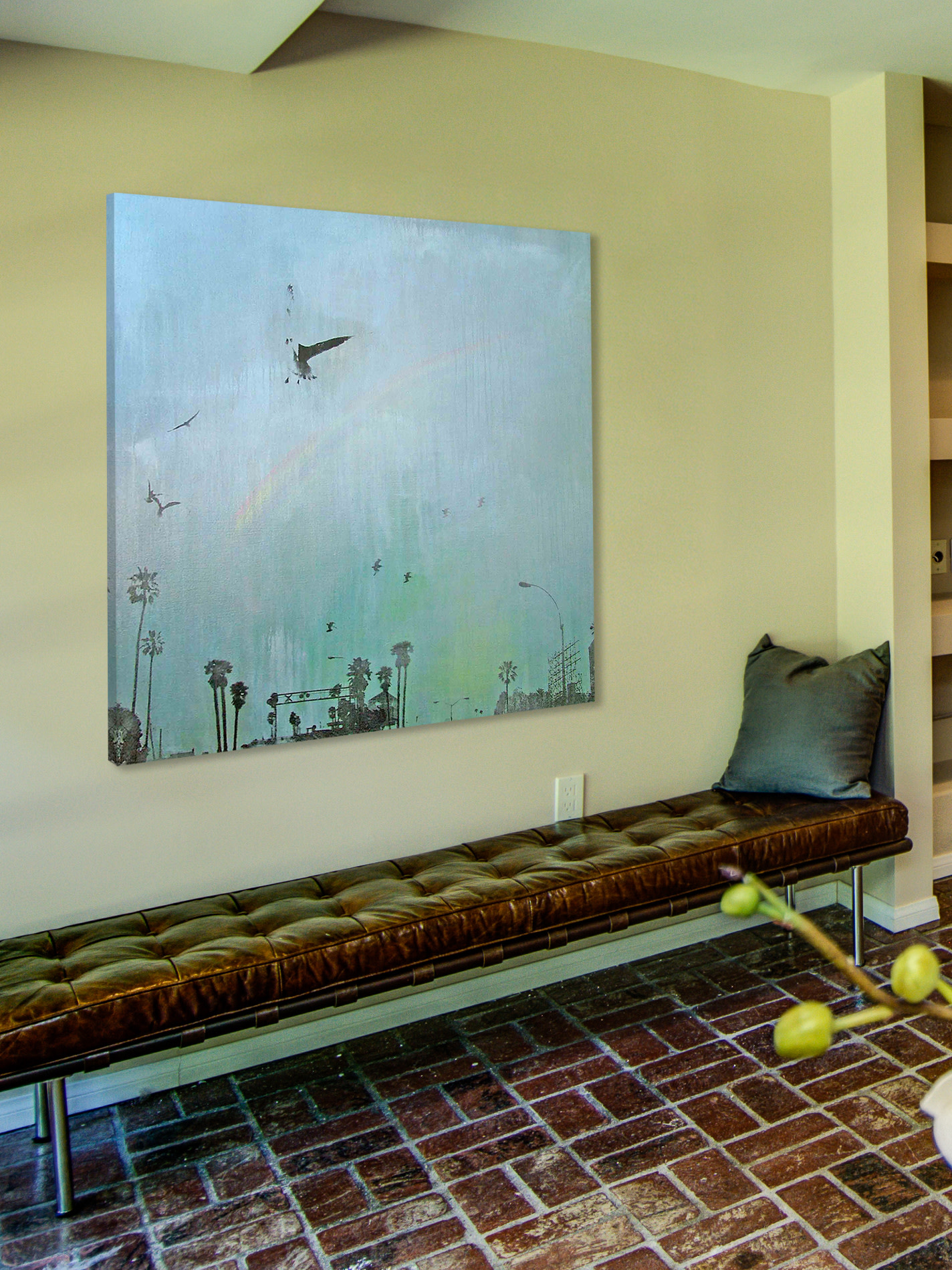 Marmont Hill "End of the Rainbow" by Tracy Silva Barbosa Painting Print on Canvas