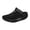 Black, variant on Women's Orthotic Air Cushion Walking Clogs Half Slippers Shoes for Plantar Fasciitis Recovery with Back Strap Athletic Mesh Summer Fall Sandals Beige Size 8