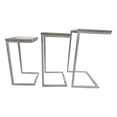 thumbnail image 2 of Carolina Classics Ensemble de Tables Gigognes Addison, Fini Blanchi, 2 of 5