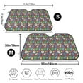 thumbnail image 3 of Daiia Daisies Flowers Windshield Sun Shade for Car SUV Truck ( ), Car Sun Shade Windshield, Car Shades for Front Windows, Sunshade for Car Windshield, 3 of 7