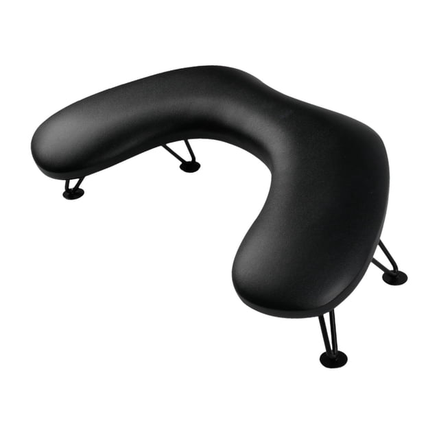 Almohada de mano para decoración de uñas Strade Fareast Limited Salón negro