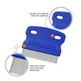 thumbnail image 3 of Juego de 6 peines antipulgas para gatos y perros, peines para piojos, kit de aseo, peine de dientes finos para eliminar pelo, marcas de lágrimas y garrapatas., 3 of 5