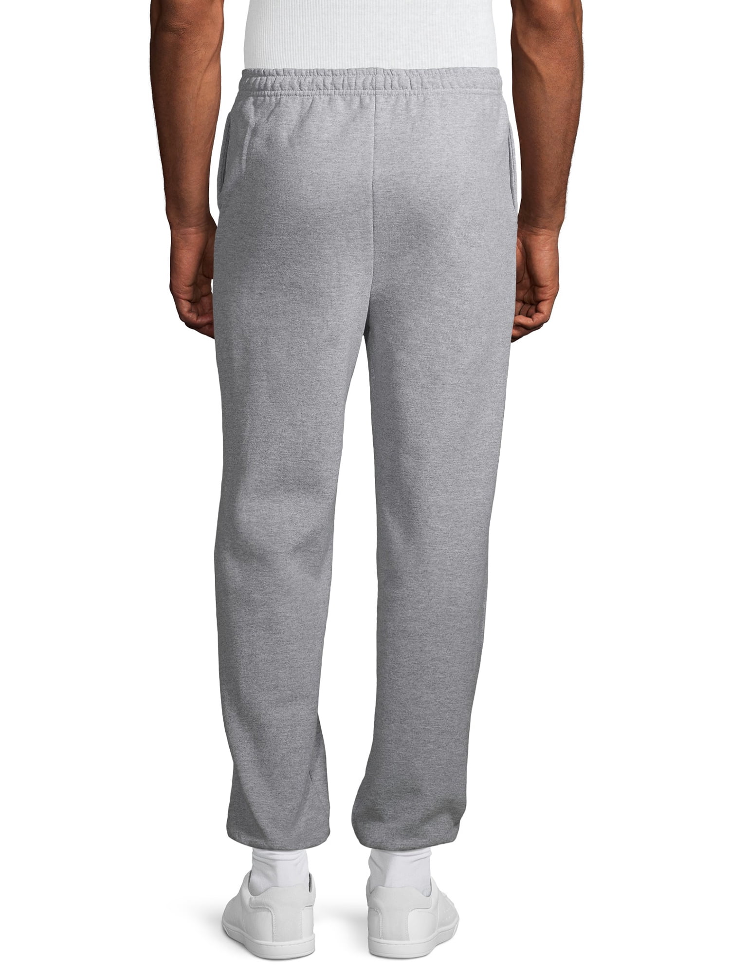 GetUSCart- Gildan Men's Fleece Open Bottom Pocketed Pant, Navy, Large