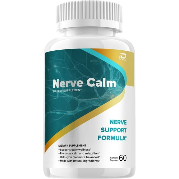 Nerve Calm Capsules – NerveCalm All Natural Glycogen Support, 1 Pack, 60 Capsules