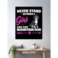 thumbnail image 2 of Girl With Swiss Mountain Dog Farmer Dog Saying Poster Wall Art, Modern Wall Decor, 8x12 UNFRAMED, 2 of 3