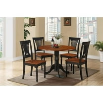 5 Piece Small Kitchen Table and Chairs Set-Table and 4 Dinette Chairs