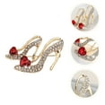 thumbnail image 3 of MLINS  Rhinestone Brooches Wedding Decoration High Heels Beautiful Appearance, 3 of 8