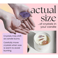 thumbnail image 2 of Aquarius, Gemini, Libra Gifts for Women - 12oz Wood Wick Candles that Crackle with Crystals and Healing Stones. Healing Crystal Candles for Women Home Scented. Soy Wax, for Zodiac Birthdate, 2 of 7