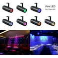 thumbnail image 3 of Yiailnter Mini Stage Lights Single Mount LED Beam Pinspot Light for Party, 3 of 8