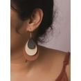 thumbnail image 7 of Boho Chic Faux Leather Triple Layer Teardrop Waterdrop Dangle Drop Earrings, Vintage Bohemian Hippie Statement Jewelry Gift for Women, 7 of 7