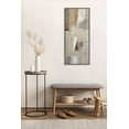 thumbnail image 7 of Kate and Laurel Sylvie Contemporary Neutral Textured Abstract Framed Canvas Wall Art by The Creative Bunch Studio, 18x40 Gray, Natural Modern Abstract Art for Wall, 7 of 7