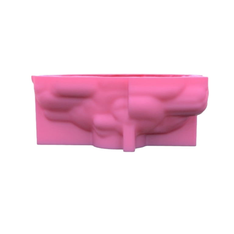 Sleeping Animal Silicone Mold For DIY Succulent Pots - Cute Planter Cement Concrete Craft Mold (5.12x3.54x1.97in)