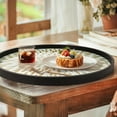 thumbnail image 3 of Round Decorative Trays Serving Trays, 16*16in, Home Table Living Room Centerpiece, 3 of 6