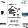 thumbnail image 2 of Portable Hdmi To Scart Converter Cable Video Audio Adapter Lead 1m For, 2 of 3