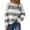 Gray, variant on longantii Womens Striped Sweater Oversized Cute Color Block Sweaters Winter 2025 Trendy Knit Crew Neck Thin Pullover Saffron S