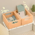 thumbnail image 2 of 2PCS Desktop Folding Storage Basket Office Simple Book Snacks Toy Storage Basket Dormitory Makeup Storage Box, 2 of 5