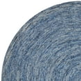thumbnail image 3 of SAFAVIEH Ikat Laura Geometric Circles Wool Area Rug, Dark Blue/Multi, 6' x 6' Round, 3 of 4
