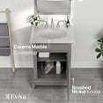 thumbnail image 3 of Eviva Elitist 24 Gray Bathroom Vanity, 3 of 5