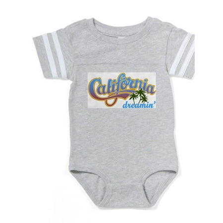 

CafePress - CALIFORNIA DREAMIN - Cute Infant Baby Football Bodysuit