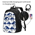 thumbnail image 2 of Fotbe Cartoon Iceberg Polar Bear Mochila con Estampado y Puerto USB para Hombre y Mujer, Mochila Antirrobo, Mochila de Viaje, Mochila Escolar, Mochila Universitaria, 2 of 7