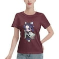 thumbnail image 1 of Women's Basic Short Sleeve T-Shirt Demon Slayer Butterfly Ninja, 1 of 6