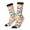 2 Black-1, variant on Snake Print Adult Socks for Men & Women,Calf Socks, Ankle Socks,Boots Socks,Breathable Casual Sock,Unisex Crew Socks