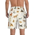 thumbnail image 3 of Naloa Dogs Funny Pets Men's Beach Shorts, Surfing shorts, Swim trunks, Quick Dry Swim Trunks for Surfing Beach Fun - X-Large, 3 of 9