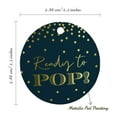 thumbnail image 6 of Inkdotpot Pack Of 100 Real Gold Foil Paper Tags Ready To Pop Baby Shower Favor Hang Tags, 6 of 7