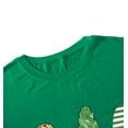 thumbnail image 4 of St. Patricks Day Shirt for Womens Cute Gnomes T-Shirt Shamrock Printed Shirts Short Sleeve Graphic Tees Tops, 4 of 6