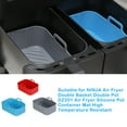 thumbnail image 4 of Bearachild Bandeja de silicona para freidora de aire resistente al calor, cesta doble para el hogar, Hotel, panadería, horno, revestimiento de Herramientas y accesorios para hornear Rojo, 4 of 6