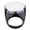 Gloss Black, variant on Motorcycle Headlight Fairing Wind Screen Cover Fits 16cm-18cm For Retro Cafe Racer - Red, as described