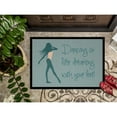 thumbnail image 3 of Carolines Treasures BB5380MAT Dancing is Like Dreaming 2 Door Mat Indoor Rug or Outdoor Welcome Mat 18x27 Doormat  27"L, 3 of 4