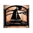 thumbnail image 4 of Meyda Tiffany 23829 Sailboat 10" Tall Wall Sconce - Black, 4 of 4