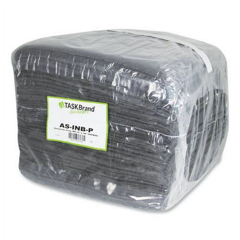 TASKBrand All Sorb Industrial Sorbent Pad, 0.24 gal, 15 x 18, 100/Carton TASKBrand All Sorb Industrial Sorbent Pad, 0.24 gal, 15 x 18, 100/Carton