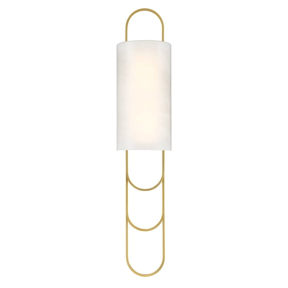 Tartine 1-Light LED Wall Sconce in Warm Brass