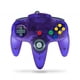 thumbnail image 1 of Control TeknoGame  para Nintendo 64 N64 morado uva, 1 of 2